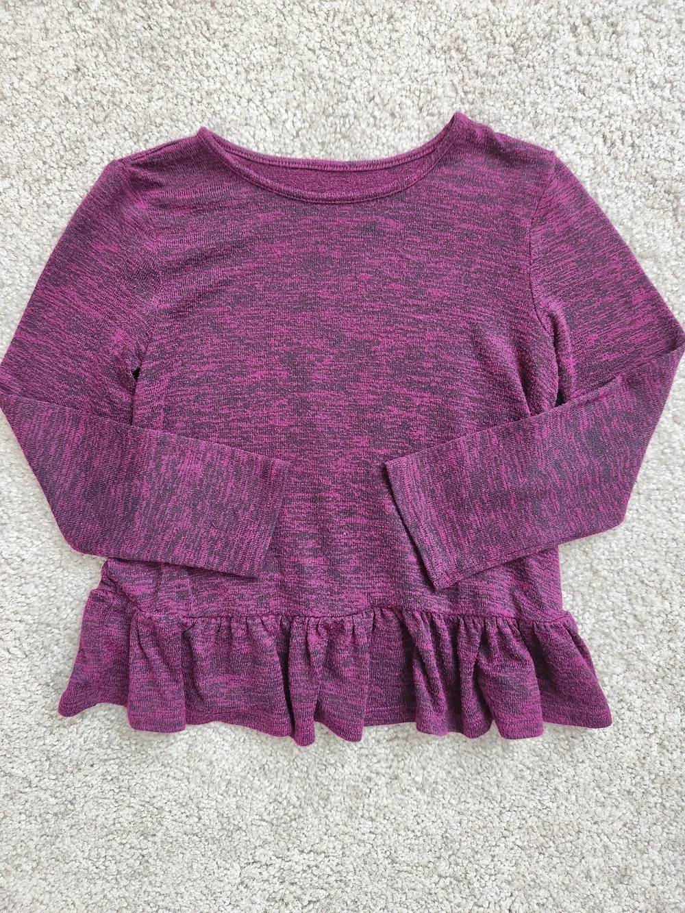 Girls 5T Floral Plum Autumn Mix & Match Bundle | Back To School | 3 Pieces